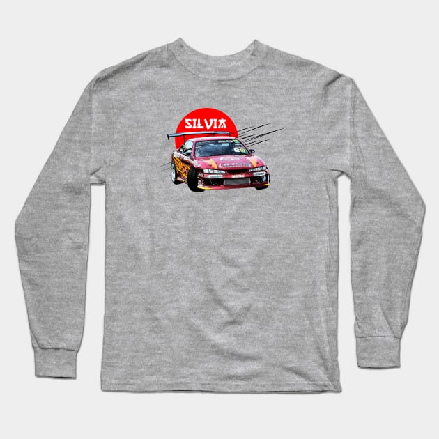 Nissan Silvia Long Sleeve T-Shirt by AdriaStore1